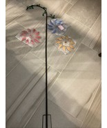 Flower Garden Stake Decorative Flower Yard Stake Flower Pot Decor Metal ... - $40.26 CAD