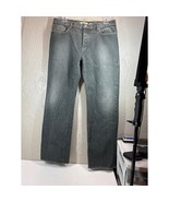 John Varvatos Mens Charcoal Jeans Straight Leg Denim White Tag USA Size ... - $745.43 MXN