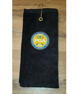 PGA Golf Trifold Towel 16x26 Black - £12.64 GBP