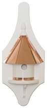 ½ WALL MOUNT BIRDHOUSE - Copper Roof &amp; Trim Vinyl Bird House USA AMISH H... - £71.70 GBP