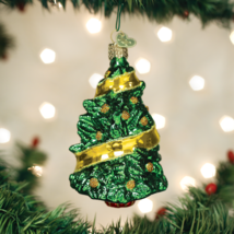 Owc Support Our Troops Christmas Tree Glass Christmas Ornament 48038 - £9.34 GBP