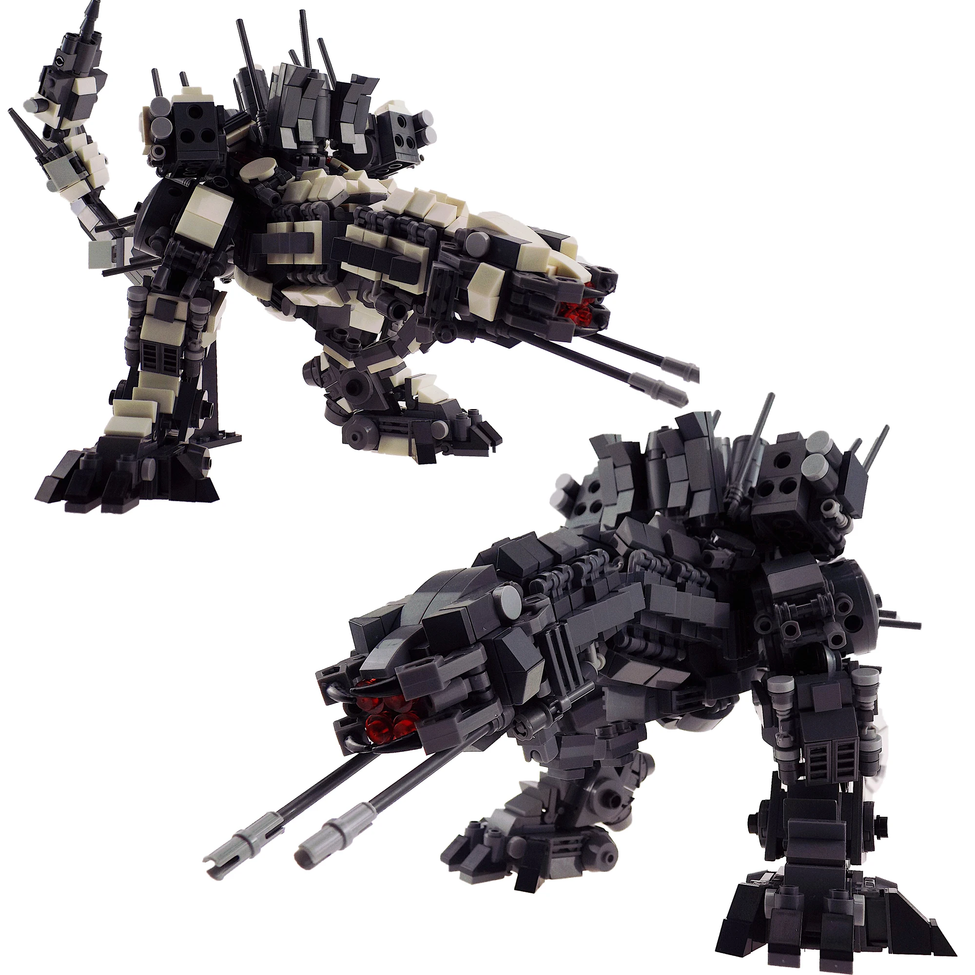 2019 new arrive kennie diy moc 1050+pcs mechanical alien series Ragnar dinosaur - £132.94 GBP+