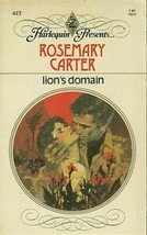 Carter, Rosemary - Lion&#39;s Domain - Harlequin Presents - # 615 - £1.75 GBP