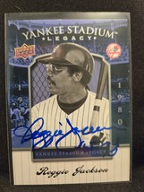 Reggie Jackson Hand Signed Baseball Card Autographed New York Yankees NY... - $28.00