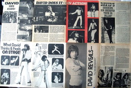 David Cassidy ~ Fourteen (14) B&amp;W Articles From 1972-1973 ~ Clippings - £5.99 GBP