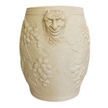 Hartstone Pottery Stoneware Wine Cooler Ice Bucket Grape Vine Bacchus He... - $42.62