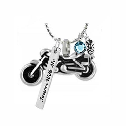 Motorcycle Ash Pendant Urn - Love Charms™ Option - $29.95