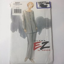 Ultra EZ Vogue 9257 Size 6 8 10 Misses&#39; Tunic Pants - $12.86