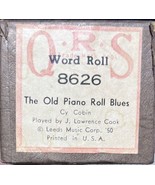 QRS Player Piano Word Music Roll 8626 The Old Piano Roll Blues J. Lawren... - £6.23 GBP