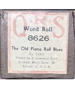 QRS Player Piano Word Music Roll 8626 The Old Piano Roll Blues J. Lawren... - €6,77 EUR