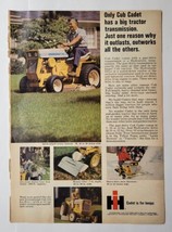 1969 International Harvester Cub Cadet Magazine Ad - $9.89
