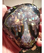 Forest Mushroom Holographic Mixed Media ROCK Garden Baskets Gifts Paperw... - $9.99