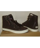 UGG Australia BLANEY CRYSTAL Choc Brown Leather Sneakers Size US 7 NIB #... - $69.20