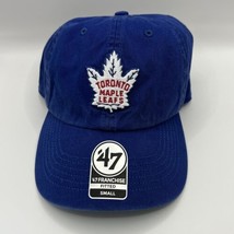 &#39;47 Brand Franchise NHL Toronto Maple Leafs Fitted Hat Cap Royal Size S ... - £14.63 GBP
