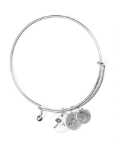 Paparazzi Dreamy Dandelions Silver Bracelet - New - $4.50