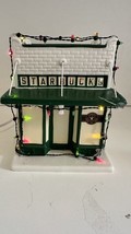 Starbucks 2016 Porcelain Pike Place Store With Xmas Lights - $59.35