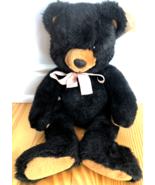 New Russ 13” BEARS FROM THE PAST ‘Inkspot’ Black Bear w/ Pink Bow #1795 - £21.89 GBP