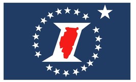 Illinois Sesquicentennial Flag Sticker Decal F804 - $1.95+