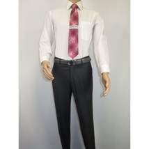 Men Suit BERLUSCONI Turkey 100% Soft Italian Wool Super 180's #Ber26 Gray Plaid image 6