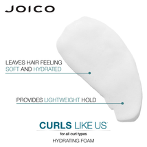 Joico Curls Like Us Smooth & Bounce Curl Hydrating Foam, 6.7 fl oz image 3