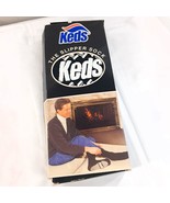 Vintage New Keds Slipper Socks mens one size black gripper adult women m... - $32.80 CAD