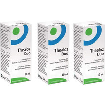 Thealoz Duo Augentropfen,10 Ml Solution (3 Pack) - £38.12 GBP