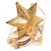 2004 Shooting Star Danbury Mint Christmas Ornament Gold Plated Collection - £42.33 GBP