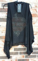 Miss Kelly 1999 Diamond-Back Open-Front Cascading Sweater/Vest - Now 15%... - $18.90