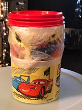 NEW SET OF 2 TUPPERWARE PIXAR CARS SNACK STORAGE CONTAINERS CHILDS LUNCH - $11.87