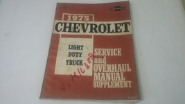 1975 Chevy Light Duty Truck vService and Overhaul Manual Supplement St 330-75 - $6.44