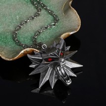 Hot Sale The Witcher 3 Wild Hunt Medallion Pendant and Chain Necklace For Women  - £7.98 GBP+