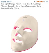 7 Colors LED Facial Mask Photon Therapy Skin Rejuvenation Anti Acne Anti... - $726.84 MXN