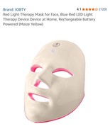 7 Colors LED Facial Mask Photon Therapy Skin Rejuvenation Anti Acne Anti... - $726.84 MXN