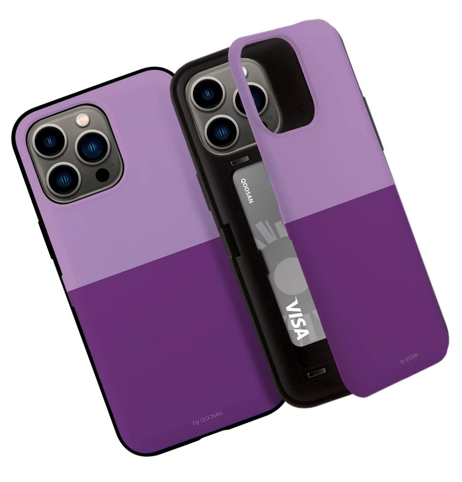 Two Tone Designed for iPhone 14 Pro Max Wallet Case - £52.22 GBP