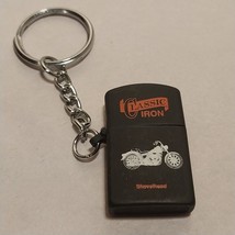 =New / Unfired= Classic Iron Vintage Mini Keychain Lighter Shovelhead Mo... - £9.98 GBP