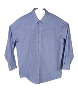 Brooks Brothers 346 Button Down Shirt Non-Iron Blue 17-4/5 (Collar Flaws... - $41.20 CAD