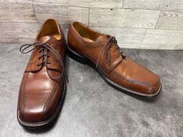 Bostonian Oxford  Men 8M First Flex Shoes Brown Leather LaceUp Bicycle T... - €16,84 EUR