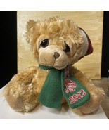 CHRISTMAS PLUSH 9&quot;...&quot;&#39;TEDDY BEAR&quot;...PRE-OWNED…PEPSI COLA..FIESTA - $9.78