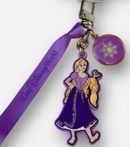 Disney Parks Princess Rapunzel Tangled Keychain Ribbon Bag Tag - $22.99