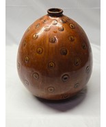 Vintage Brown Ostrich Pattern Pottery 10” Beer Water Pitcher Jug - Unkno... - $19.11 CAD