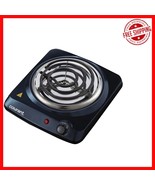 Compact Single Burner Cooktop with Stainless Steel Finish – Safe &amp; Easy ... - $53.07 CAD