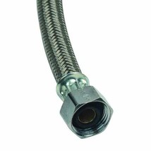 Braided Faucet Connector 3/8in Comp x 1/2in FIP x 20in B1-20A F, Qty 1 - £5.42 GBP