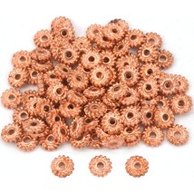 Bali Spacer Rope Copper Plated Beads5.5mm 100Pcs Approx. - £5.35 GBP