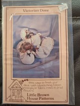 Victorian Dove Bird Stuffed Craft Sewing Little Brown House Pattern Huls 1982 - $10.44