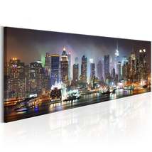 Tiptophomedecor Stretched Canvas Wall Art  - White Reflections In New York - Str - £70.81 GBP+