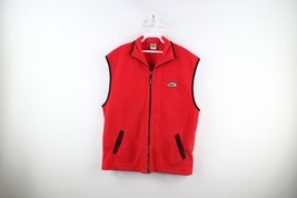 Vtg Rainforest Cafe Womens L Distressed Spell Out Full Zip Fleece Vest J... - $553.92 MXN