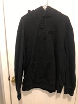 American Eagle Mens XXL 2XL Black Pullover Hoodie Sweatshirt Cotton Blend - $13.85