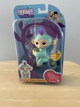 WowWee FINGERLINGS Monkey Interactive Zoe Green Purple Hair #3706 2017 New - $19.68