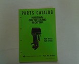 Nissan Marine Outboard Engine NS 60C NS 70C Parts Catalog Manual Origina... - $20.14