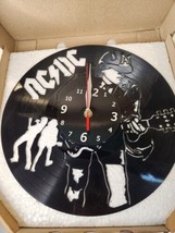 Vinyl Clock ACDC Vinyl Record Wall Clock Home Art Decor Handmade #4 - £13.79 GBP